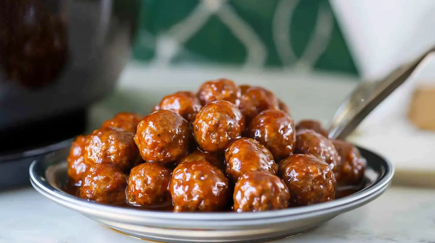 Frozen Meatballs in the Crockpot