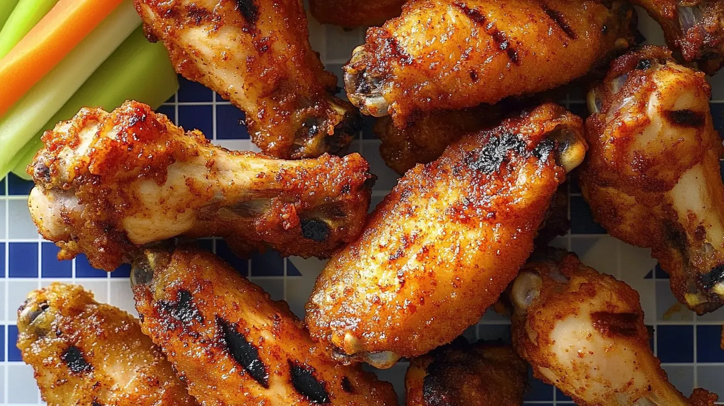 crispy grilled chicken wings