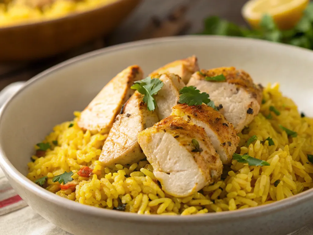 chicken and yellow rice recipe 