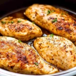 Frozen chicken breast in crock pot